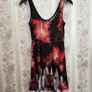 See You Monday Space Unicorn Dress M